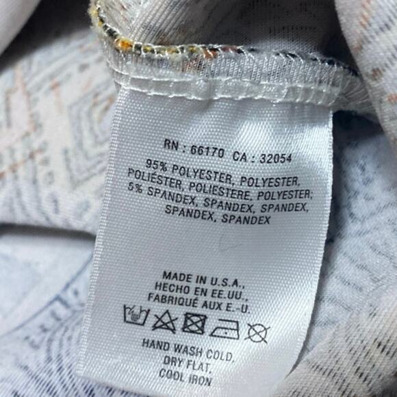 Anthropologie Maeve Multicolor Aztec Tribal Print Knee Length Pencil Skirt Sz S - Picture 5 of 5